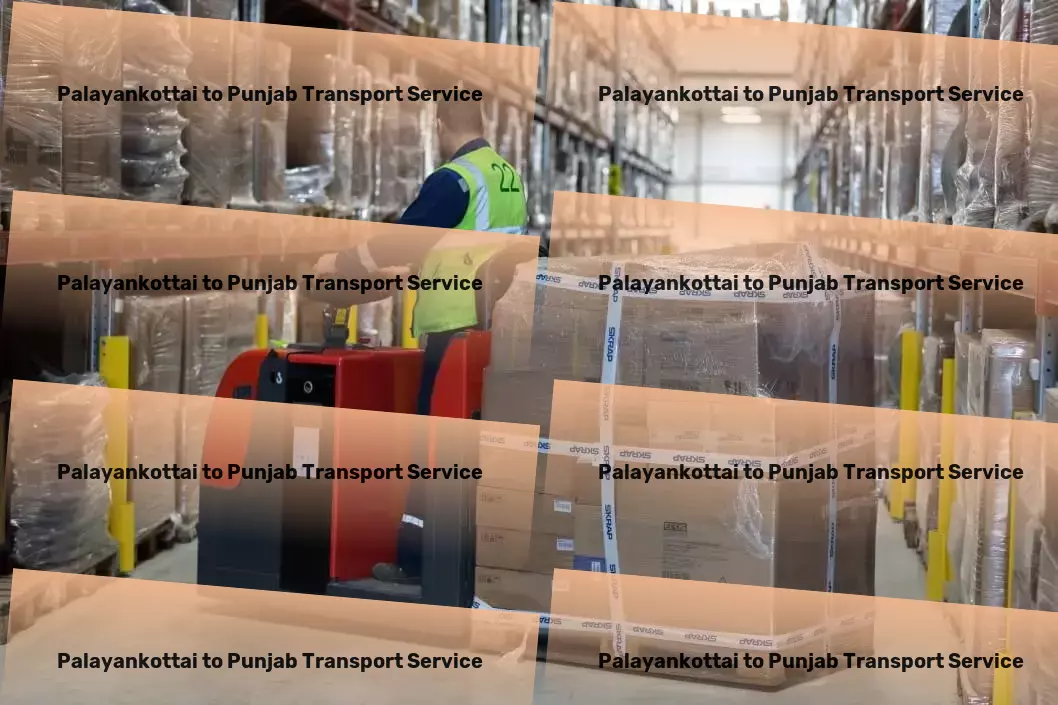 Palayankottai to Punjab Transport Cargo forwarding services