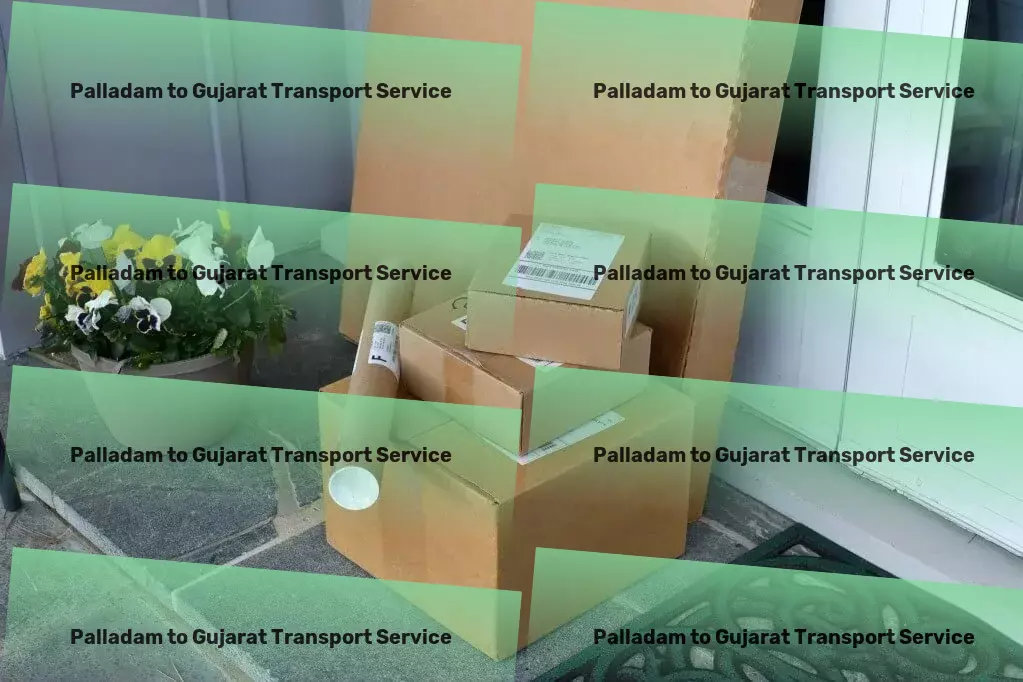 Palladam to Gujarat Transport Professional road freight services