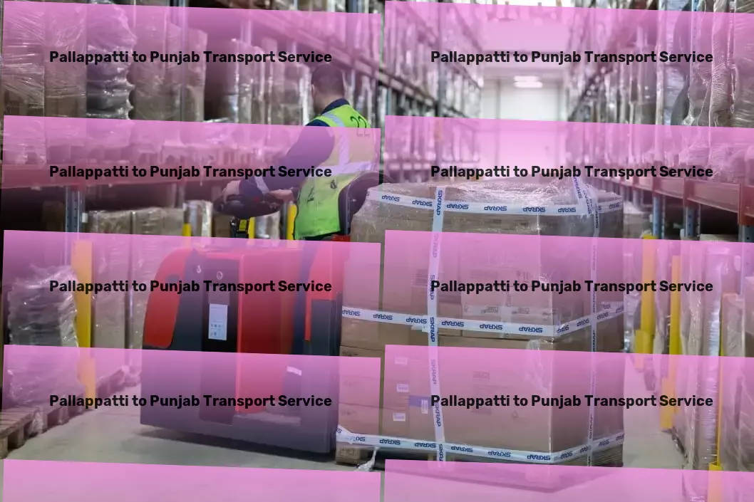 Pallappatti to Punjab Transport Express goods services