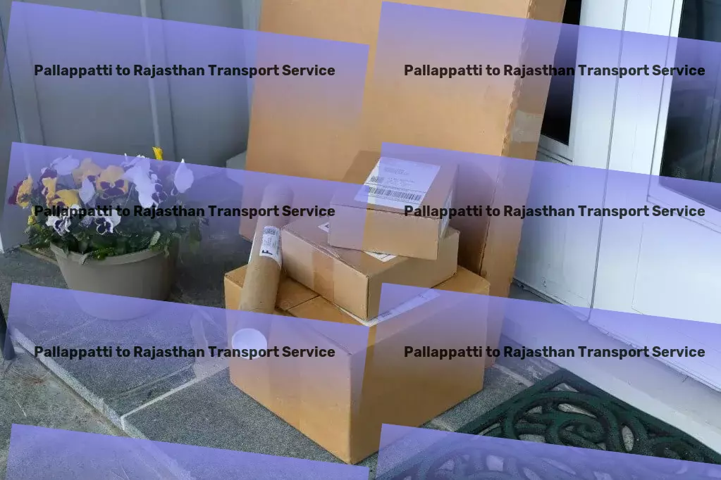 Pallappatti to Rajasthan Transport Cross-country cargo transport