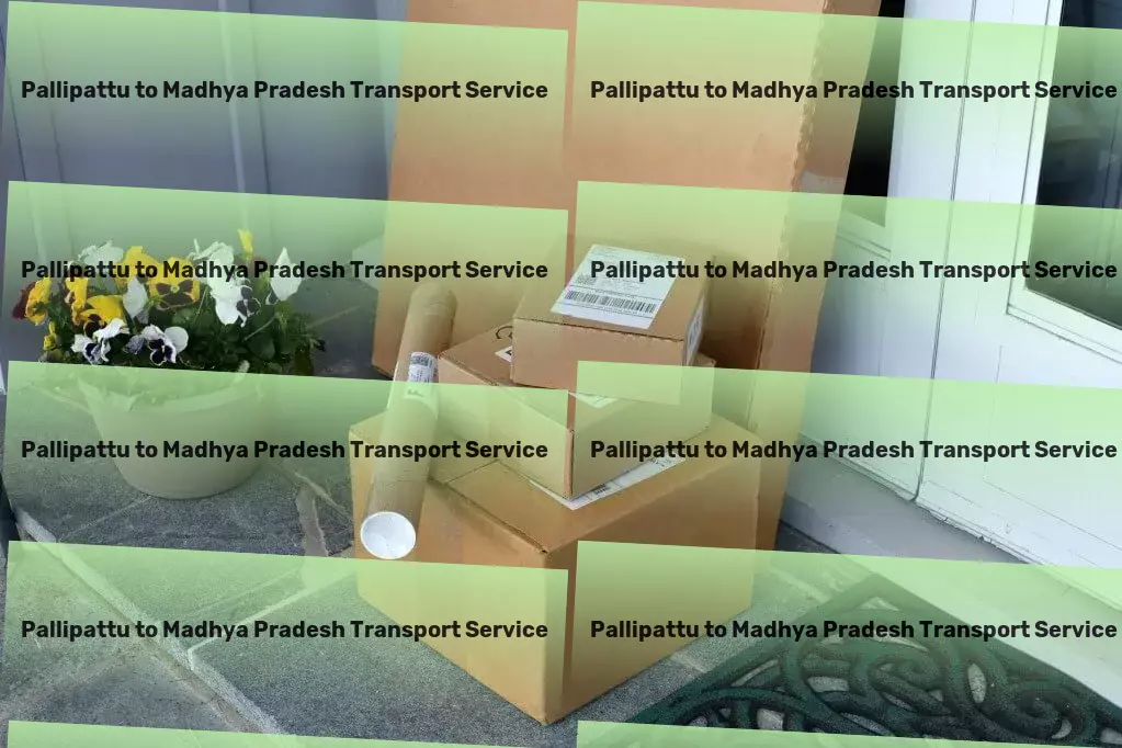 Pallipattu to Madhya Pradesh Transport Commercial package delivery