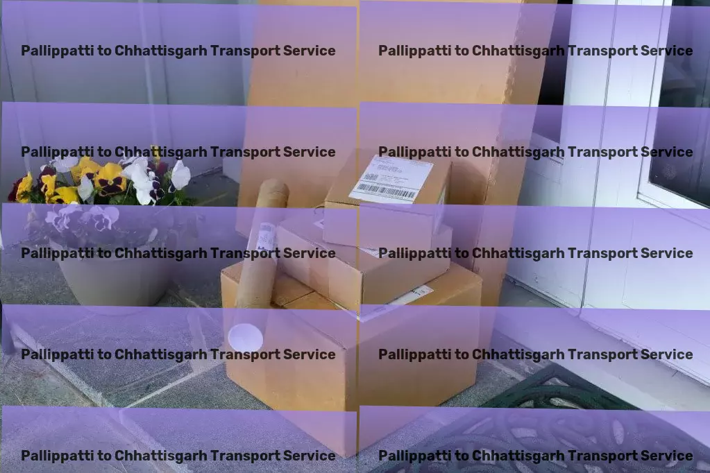 Pallippatti to Chhattisgarh Transport Large-scale freight forwarding