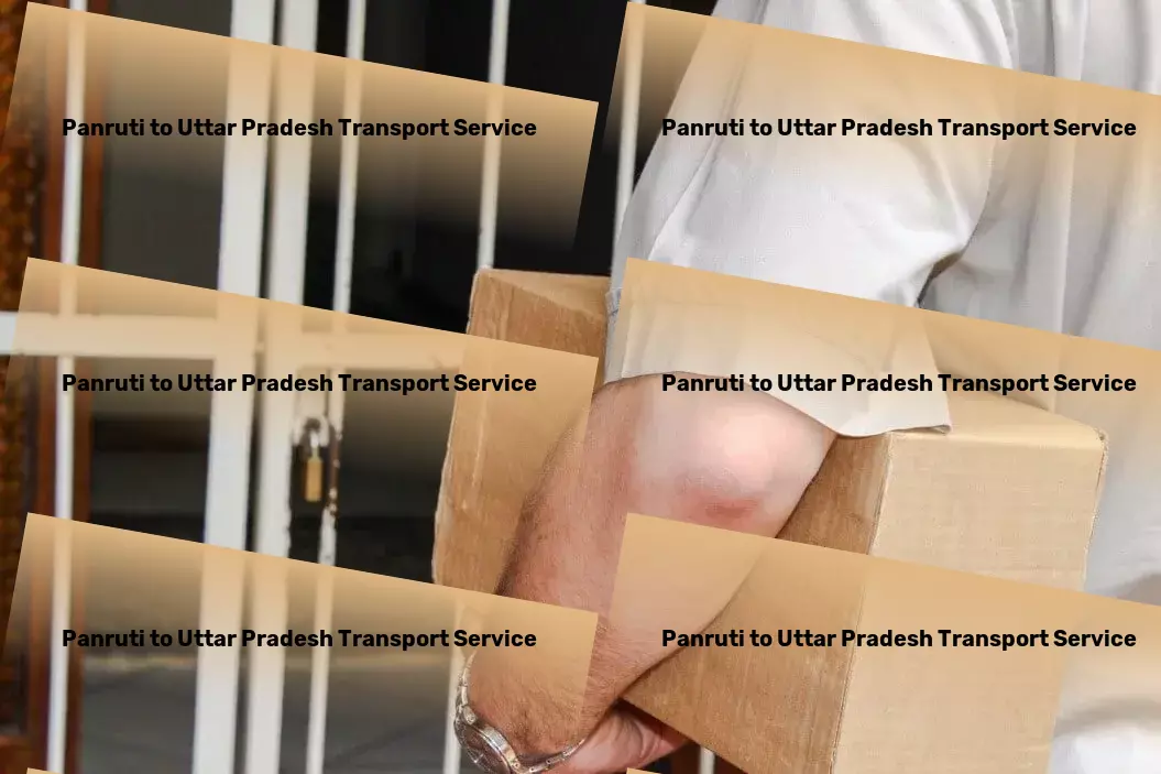 Panruti to Uttar Pradesh Transport Advanced shipping services