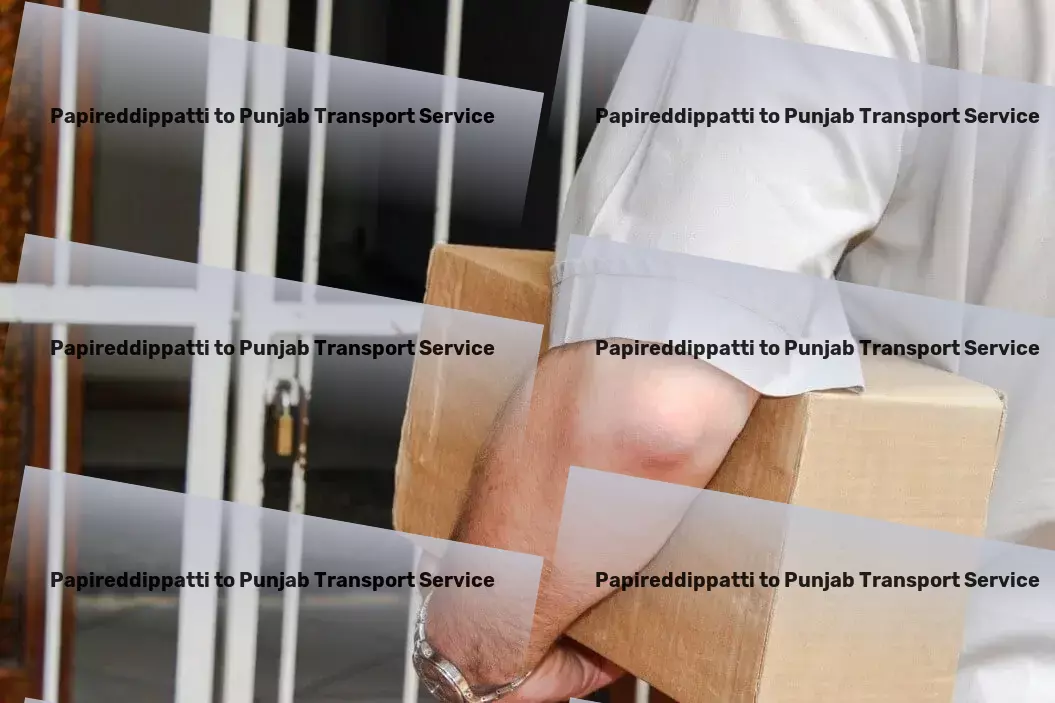 Papireddippatti to Punjab Transport Professional transport services