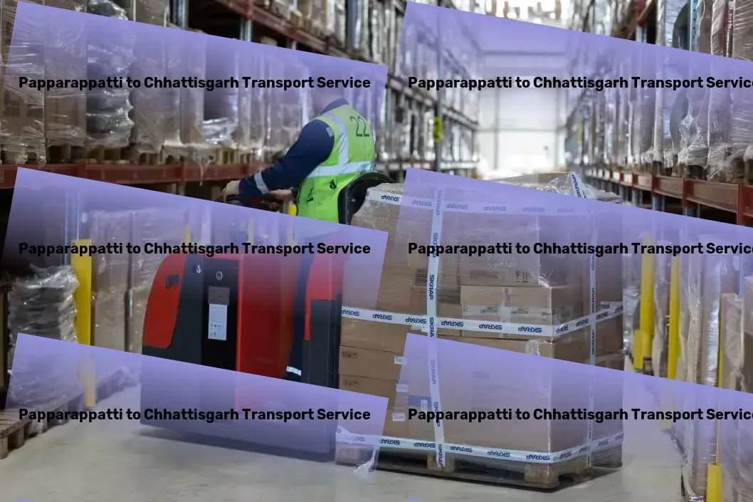 Papparappatti to Chhattisgarh Transport Distribution services