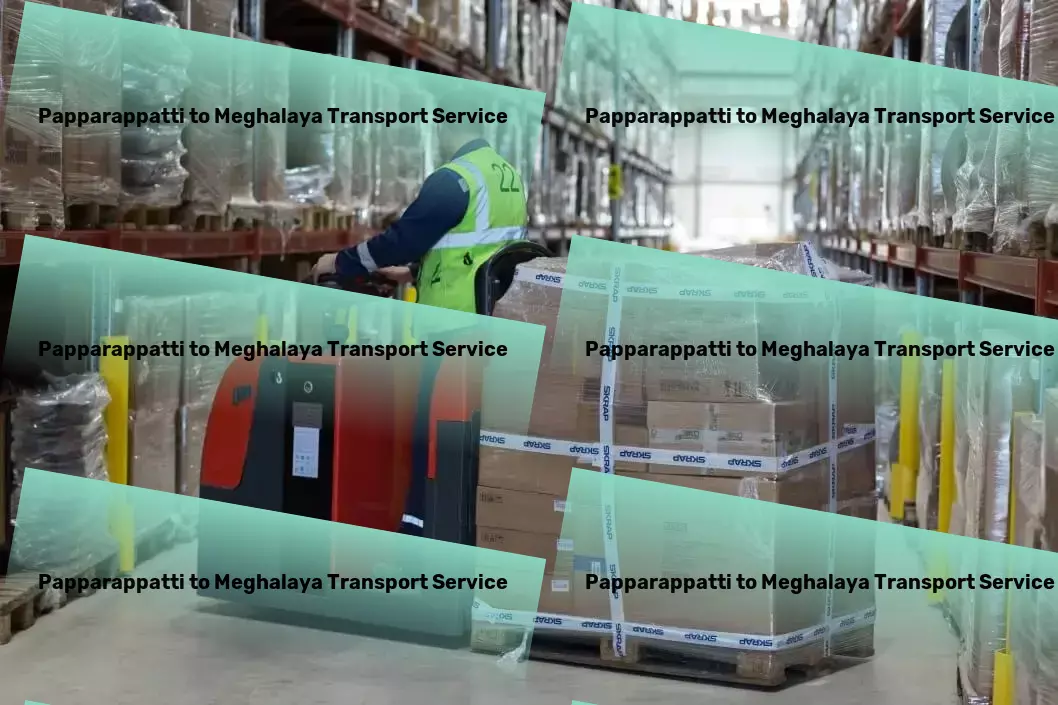 Papparappatti to Meghalaya Transport Nationwide parcel logistics