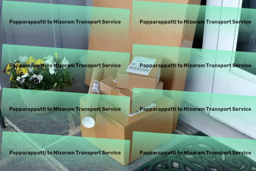 Papparappatti to Mizoram Transport Local goods delivery