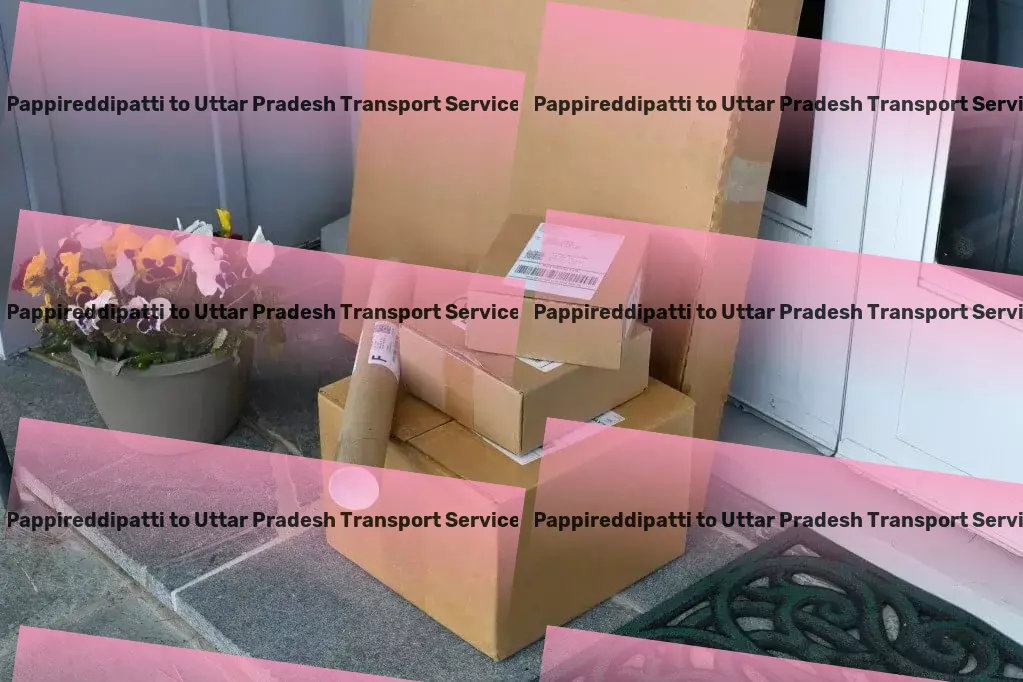 Pappireddipatti to Uttar Pradesh Transport Nationwide courier